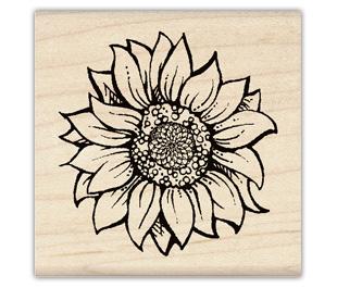 Image of Summer Spendor Wood Mounted Rubber Stamp