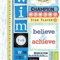 Image of Swimming Attitude Cardstock Stickers