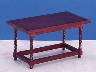 Image of Dollhouse Miniature Mahogany Table