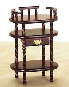 Image of Dollhouse Miniature Oval Tea Table