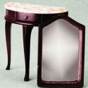 Image of Dollhouse Miniature Demi-table with Mirror