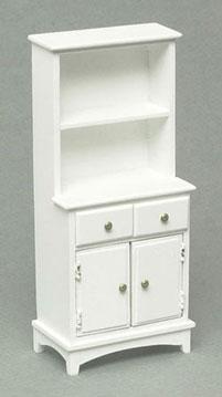 Image of Dollhouse Miniaure White Cabinet