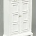 Image of Dollhouse Miniature White Cupboard