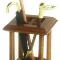 Image of Dollhouse Miniature Umbrella Stand with Accessories