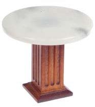 Image of Dollhouse Miniature Round Table