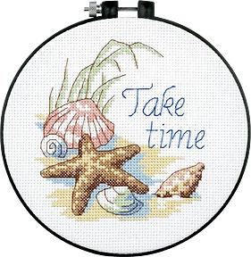 Image of Take Time Counted Cross Stitch Kit