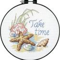 Image of Take Time Counted Cross Stitch Kit