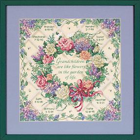 Image of The Flowers Of Life Stamped Cross Stitch Kit