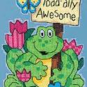 Image of Toad-Ally Awesome Counted Cross Stitch Kit 72582