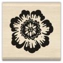 Image of Tropical Flower Wood Mounted Rubber Stamp