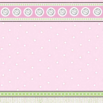Image of Volleyball Row Scrapbook Paper