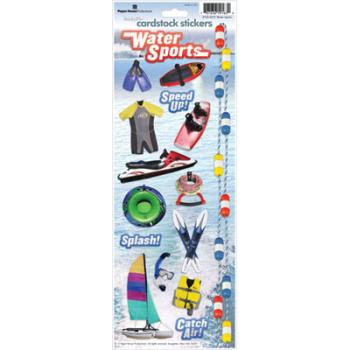 Image of Water Sports Cardstock Sticker Sheet