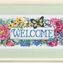 Image of Welcome Counted Cross Stitch Kit