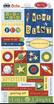 Image of What a Blast Cardstock Sticker Sheet