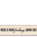 Image of What Feelings Sound Like Wood Mounted Rubber Stamp 98062