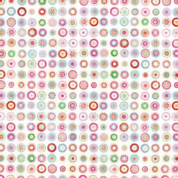 Image of Whoopsy Flower Dots Scrapbook Paper